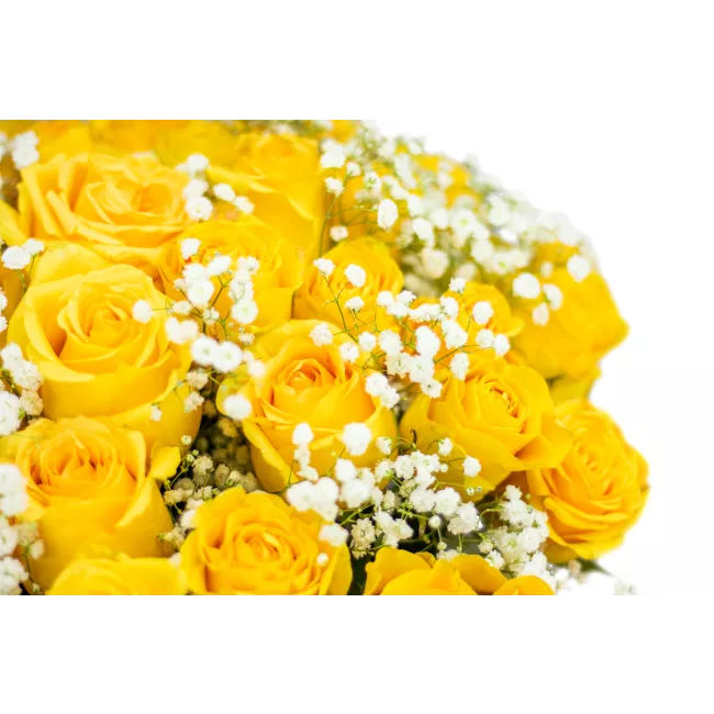 Bouquet of yellow roses